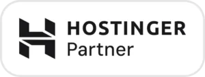 Hostinger Partner badge